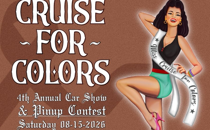 Cruise For Colors Car Show partial flyer 2026